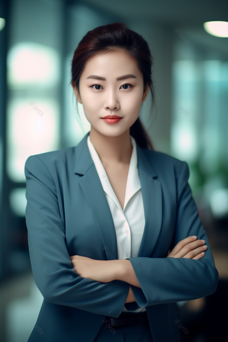 一位穿着职业装的亚洲女人半身照高清特写摄影图,高清,摄影图,摄影图片,图片大全,摄影图免费下载